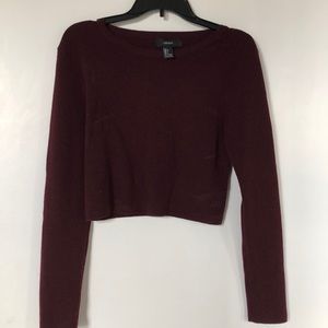 Cropped Purple Sweater